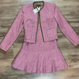 NWT 2 Piece Tweed Blazer Dress set By Bebe